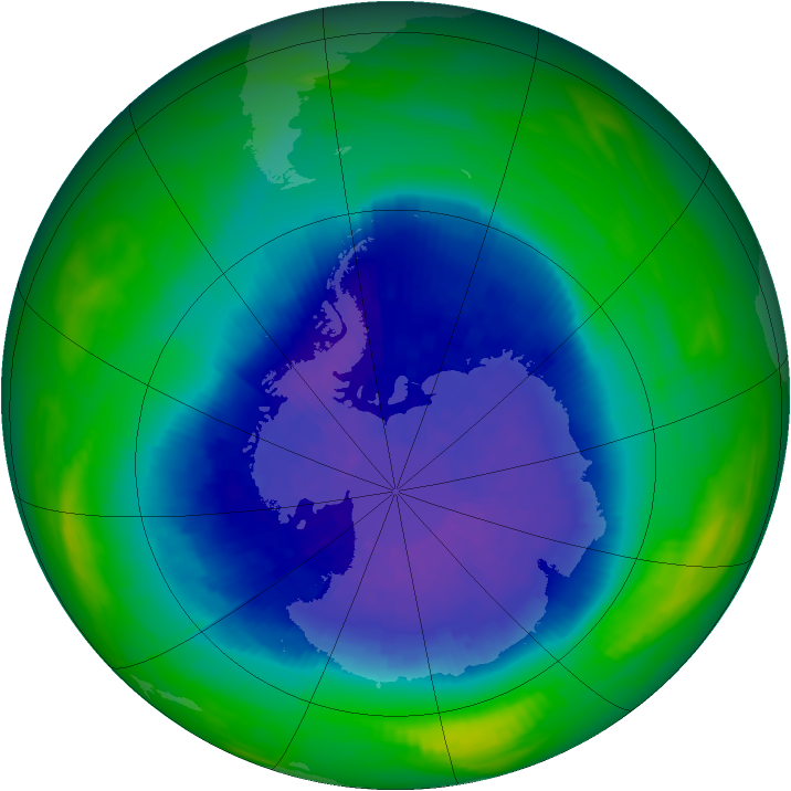 Ozone Map 1989-09-23